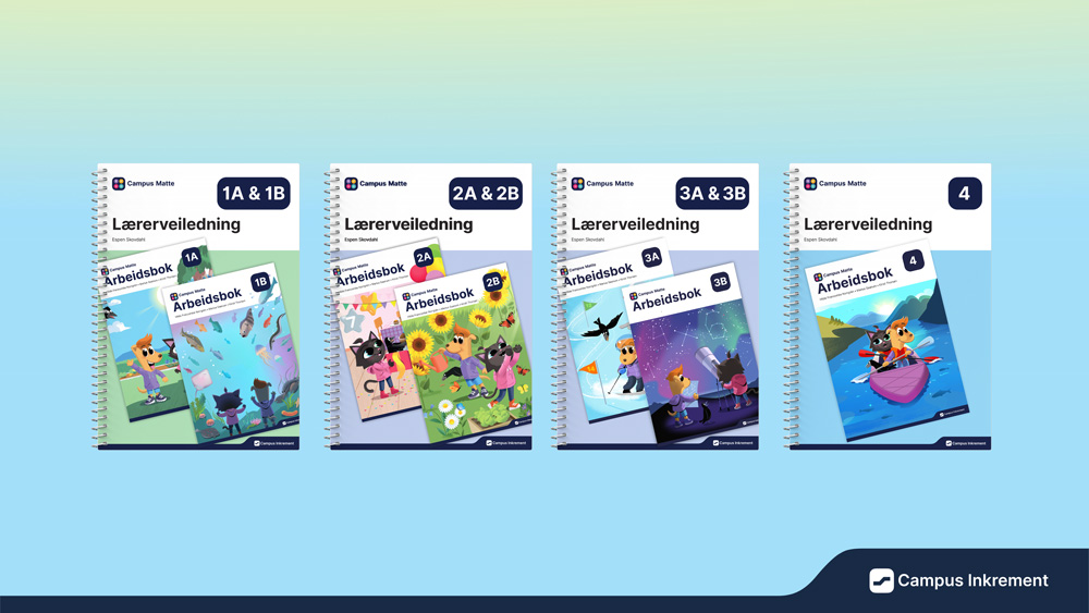 Illustrasjon med 4 lærerveiledninger