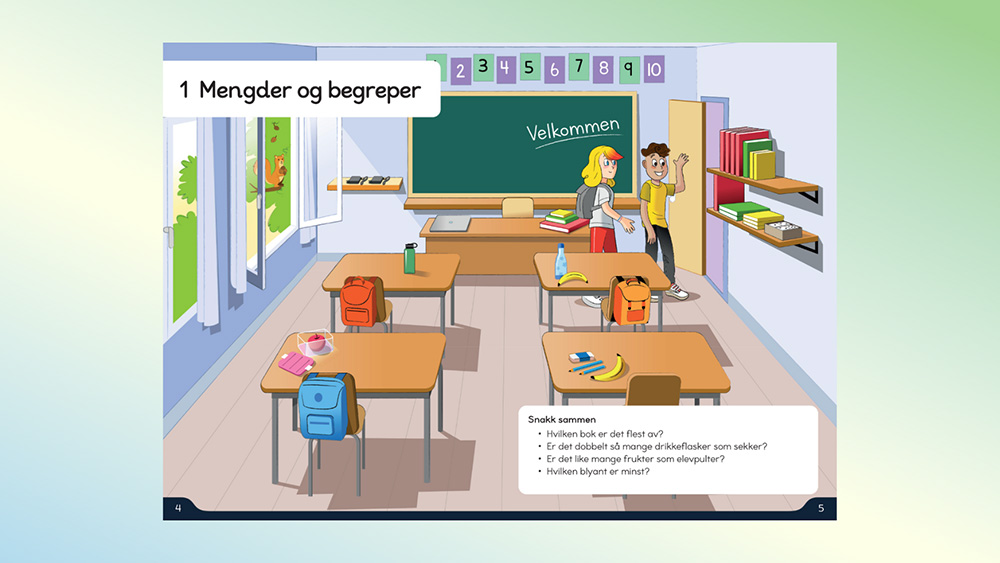 Eksempel på samtalebilde i Campus Matte Pluss