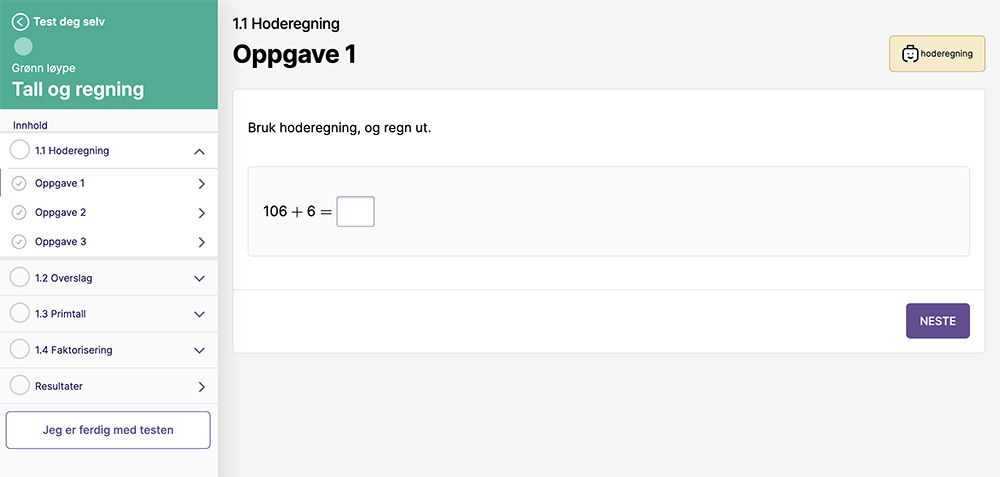 Skjermbilde fra Campus